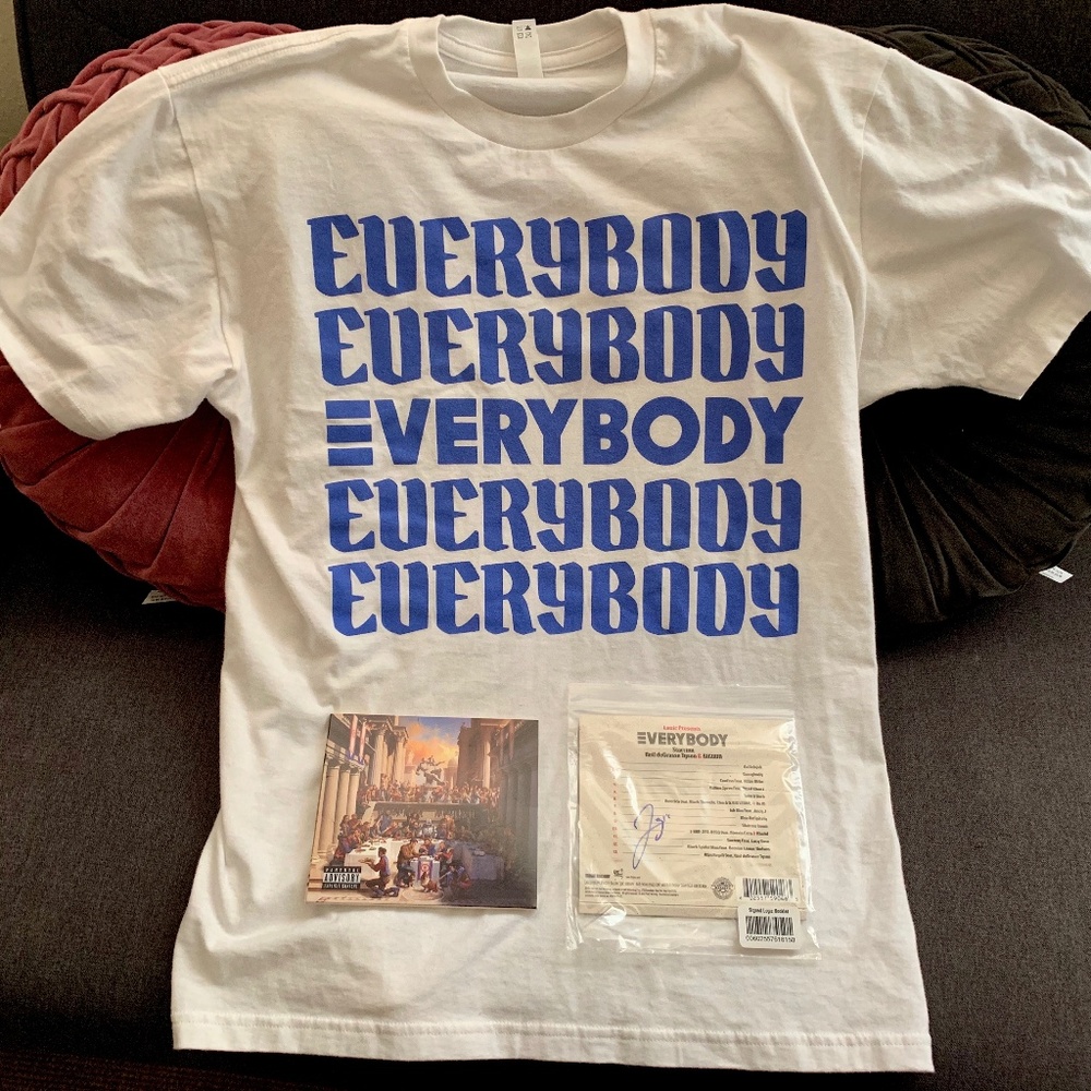 LOGIC Everybody Concert Tee & Autographed CD